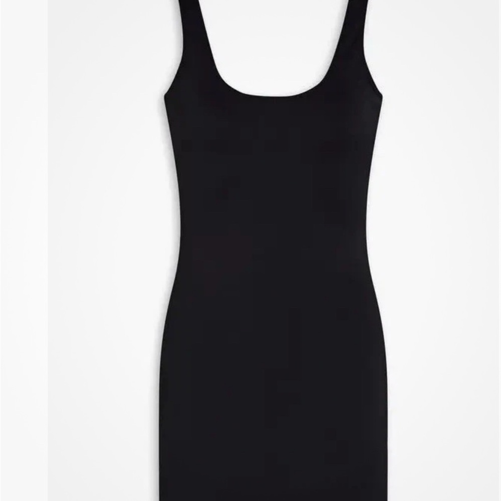 Good American Sculpted “Always Fits” Mini Dress in Black Size 2 NWT